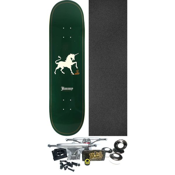 Real Skateboards Jimmy Wilkins Unicorn Skateboard Deck - 8.38" x 32.25" - Complete Skateboard Bundle